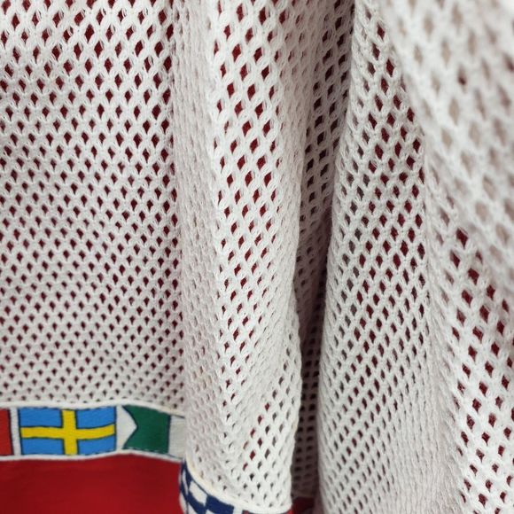 VAN HEUSEN 417 SPORTSWEAR Red Windbreaker MENS M - Picture 10 of 12